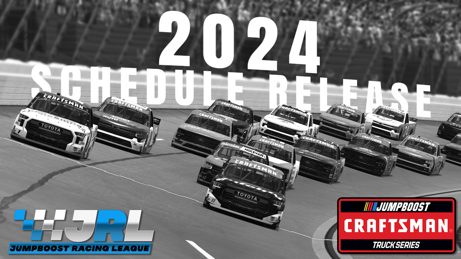 2024-2025 Jumpboost Racing League Craftsman Truck Series Schedule and Playoff Information